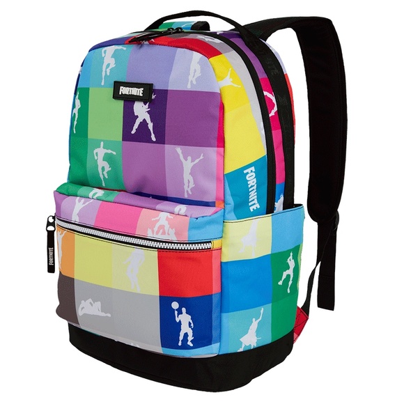 Fortnite Multiplier 18'' Backpack Multi Color Checker School